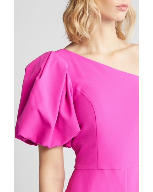 Eliza J Pink One-shoulder Jumpsuit