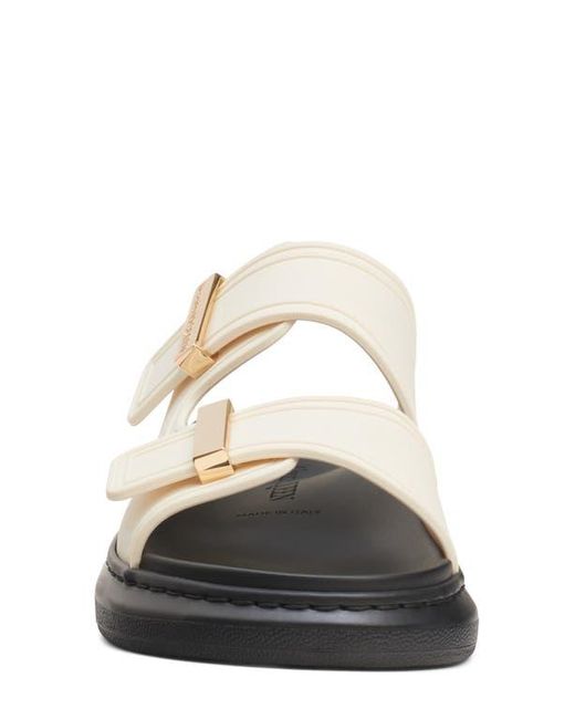 Alexander McQueen Black Hybrid Slide Sandal