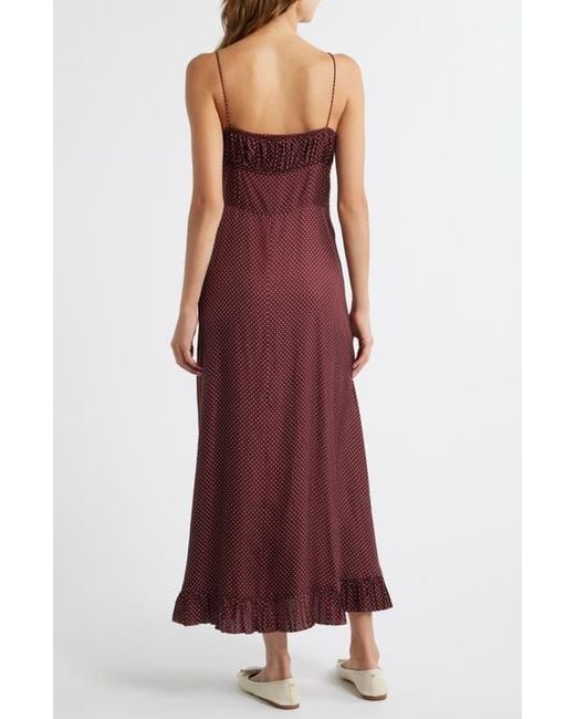 doen burgundy dress Madelynne Dress - Vino Rosso