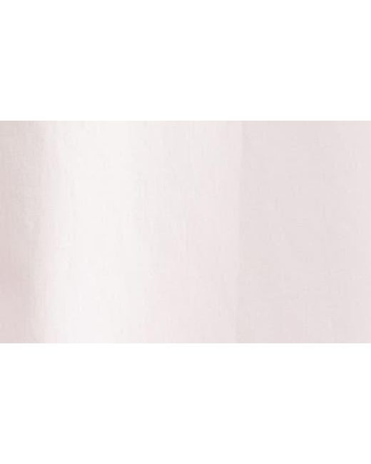 Totême  Pink Wide Sleeve Cotton Poplin Button-Up Shirt