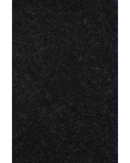 Bugatchi Black Wool Blend Laser Cut Blazer for men