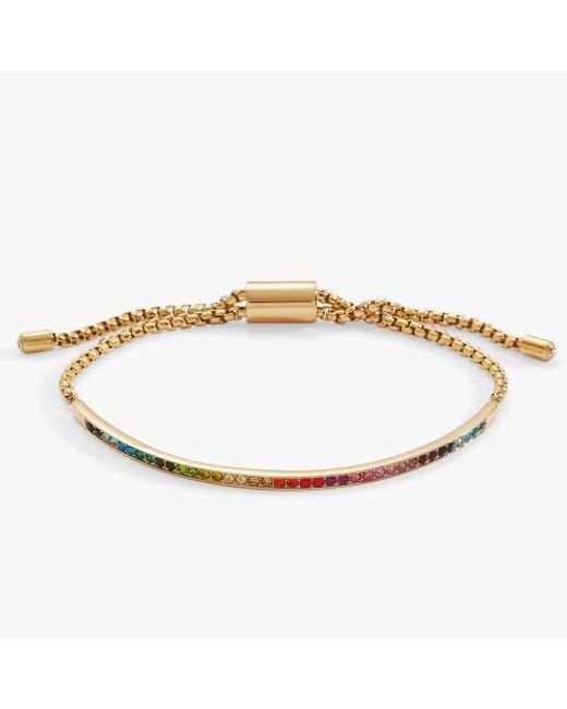 ALEX AND ANI Metallic Pave Bolo Bracelet