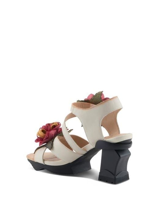 Spring Step Pink Hooked Ankle Strap Sandal