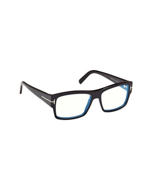Tom Ford Brown 55Mm Square Light Blocking Glasses