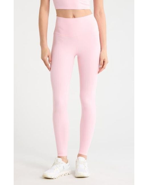 Mpg Pink Ribbed Leggings