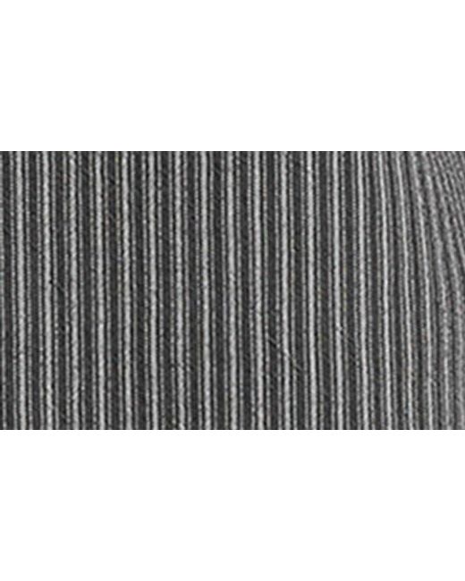 Quiksilver Gray Oxford Stripe Classic Short Sleeve Button-Up Shirt for men