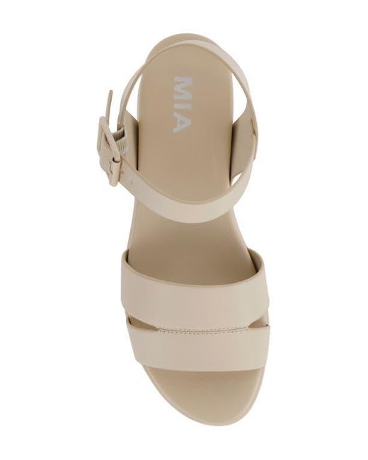 MIA Gray Maya Platform Sandal