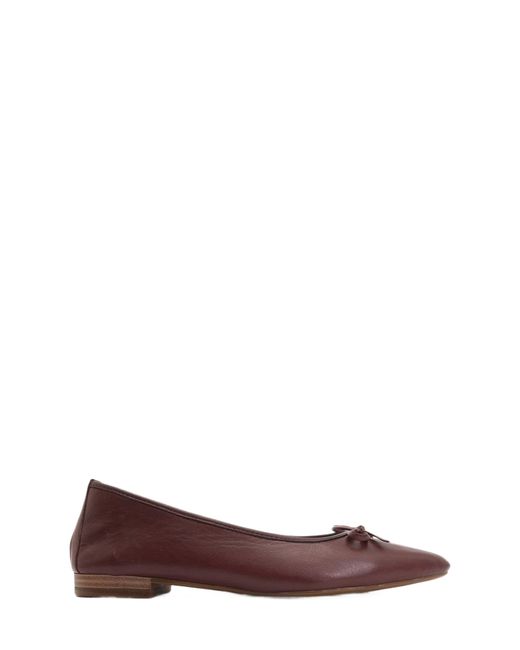 Forever & Always Shoes Multicolor Ruby Leather Pointed Toe Flats