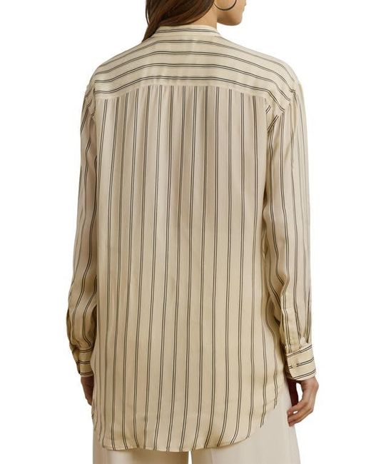 Ralph Lauren Natural Stripe Jacquard Button-Up Tunic