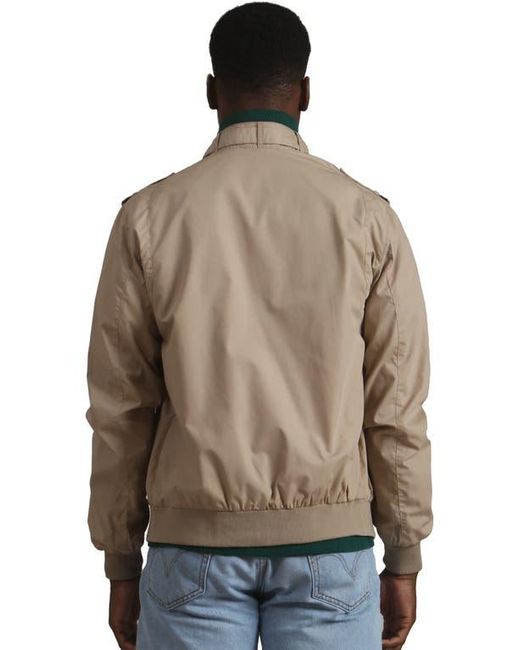 Members Only Green Classic Iconic Racer Jacket for men