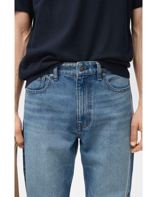 Mango Blue Bob Regular Fit Jeans for men
