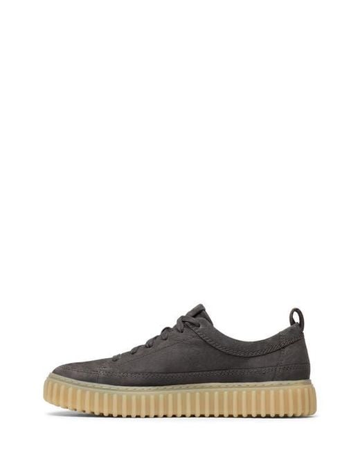 Clarks Gray Torhill Sneaker for men