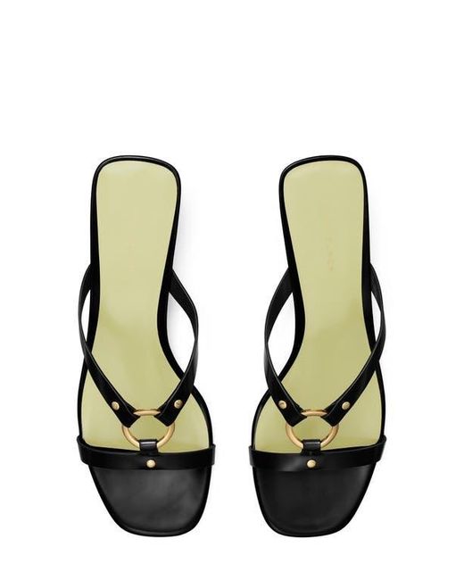 Tory Burch White Ring Hardware Slide Sandal