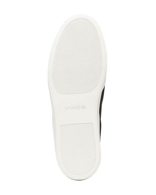 Vince Black Warren Platform Slip-On Sneaker