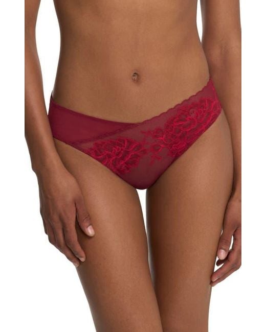 Natori Red Flora Bikini