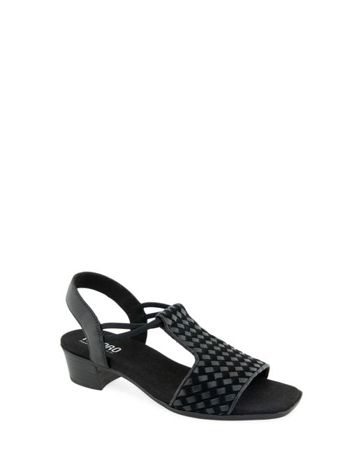 Munro Black Susan Sling Back Sandal