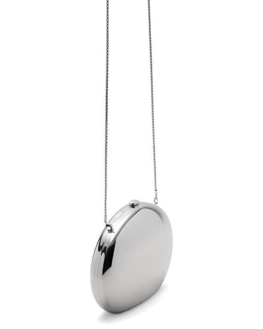 Mango Black Oval Frame Clutch