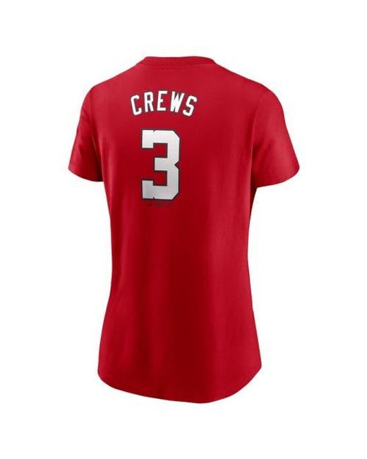 Nike Red Dylan Crews Washington Nationals Fuse Name & Number T-Shirt
