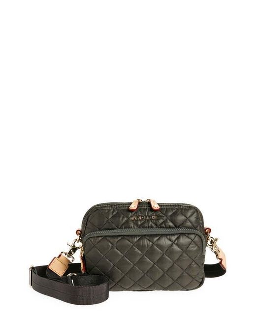 MZ Wallace Green Small Metro Quilted Nylon Camera Bag