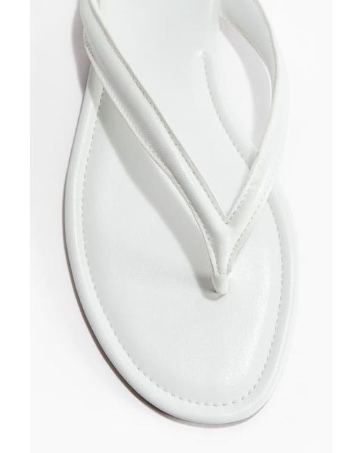 H&M White Flip-Flops