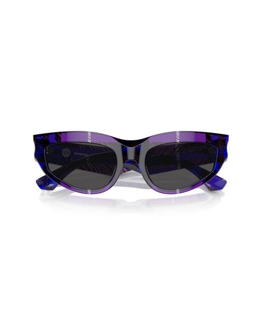 Burberry Blue 55mm Cat Eye Sunglasses