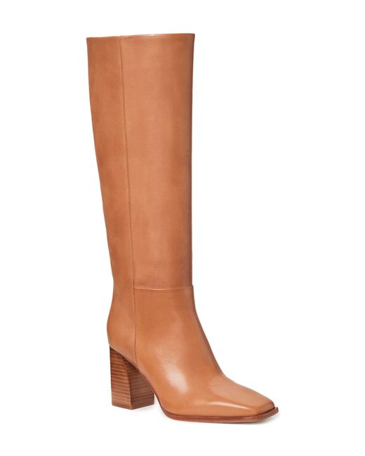PAIGE Faye Tall Boot in Brown | Lyst