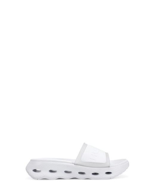 Hunter White Geneva Slide Sandal