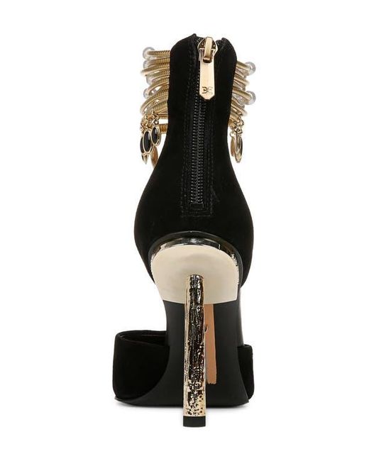 Sam Edelman Black Darra Ankle Strap Pointed Toe Pump
