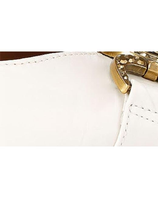Kurt Geiger Natural Mansion Pointed Toe Mary Jane Flat