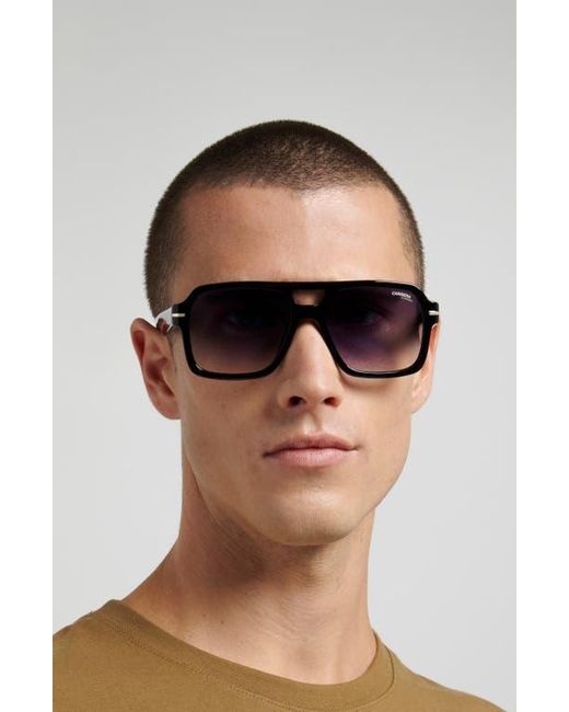 Carrera Blue 56Mm Gradient Square Sunglasses for men