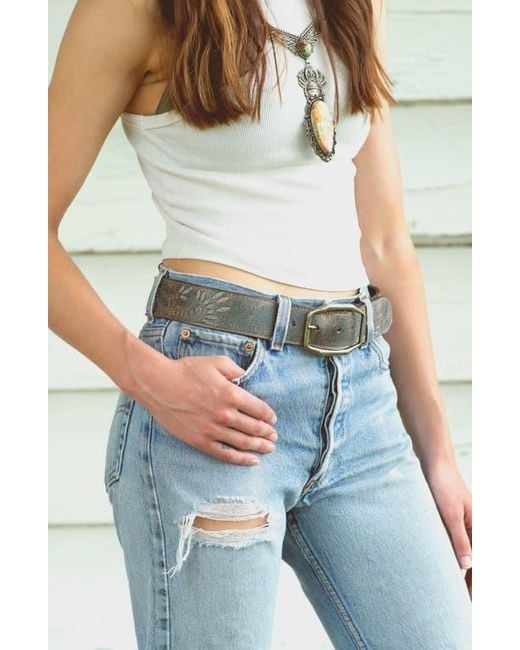 Bed Stu Gray Mohawk Belt