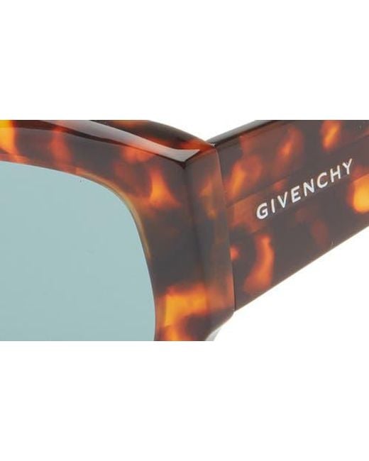 Givenchy Brown Gv Day Square Sunglasses