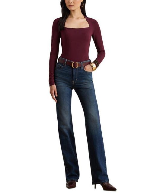 Ralph Lauren Red Ranier Jersey Top