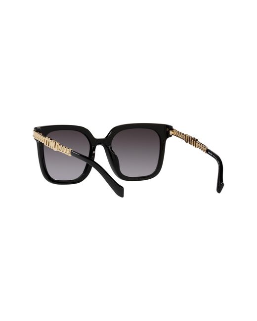 Miu Miu Black 55mm Gradient Pillow Sunglasses