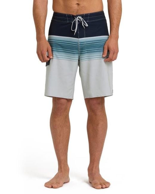 Billabong Blue All Day Stripe Board Shorts for men