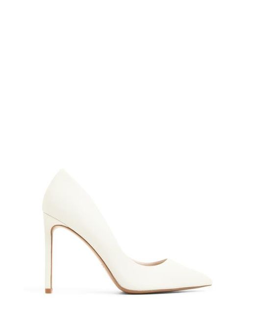 ALDO White Lala Pointed Toe Pump