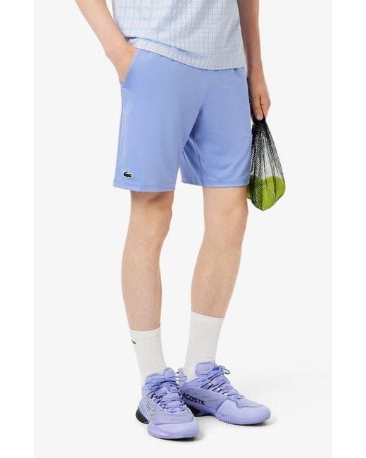Lacoste Blue Drawstring Jersey Shorts for men