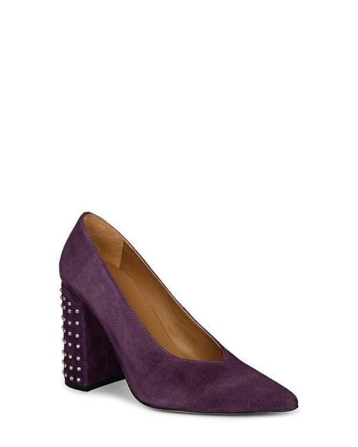 Saint G. Purple Pamina Pointed Toe Pump
