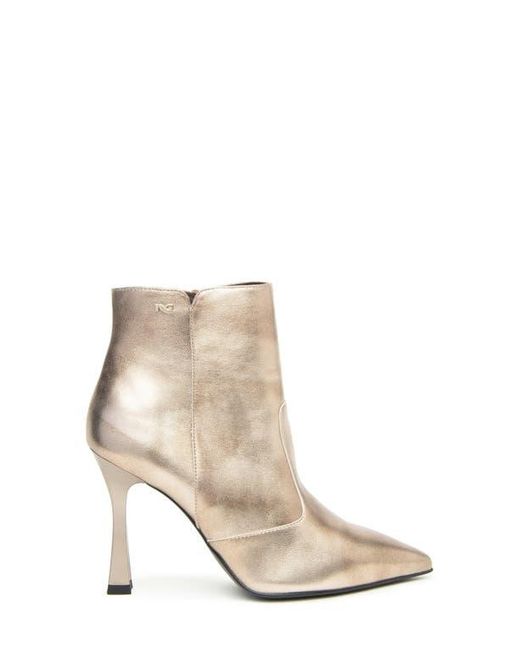 Nero Giardini Natural Pointed Toe Ankle Bootie