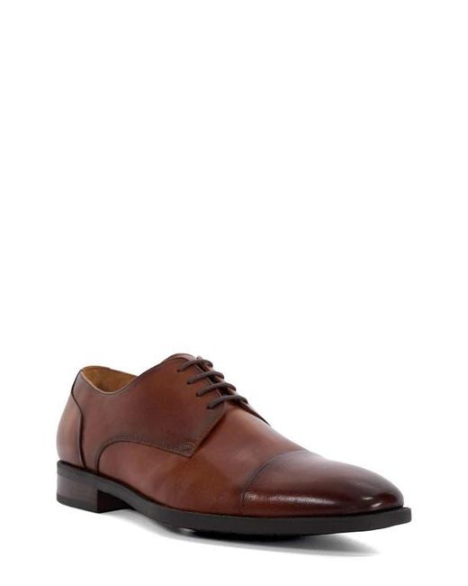 Dune Brown Suffix Flexi Plain Toe Oxford for men