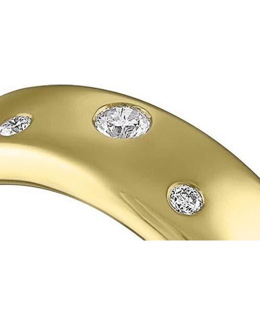 Eden Presley Metallic Bubble Diamond Stacking Ring