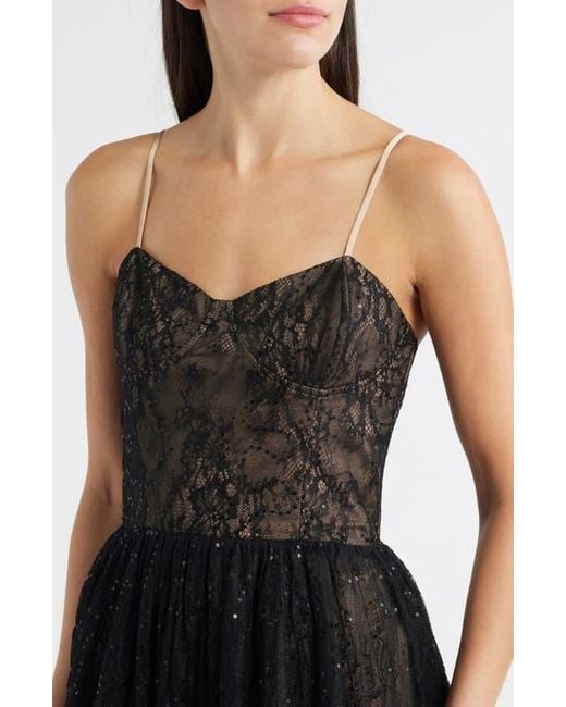 Lucy Paris Kelly Sequin Lace Cocktail Dress in Black | Lyst Lucy Paris Kelly Sequin Lace Cocktail Dress in Black | Lyst