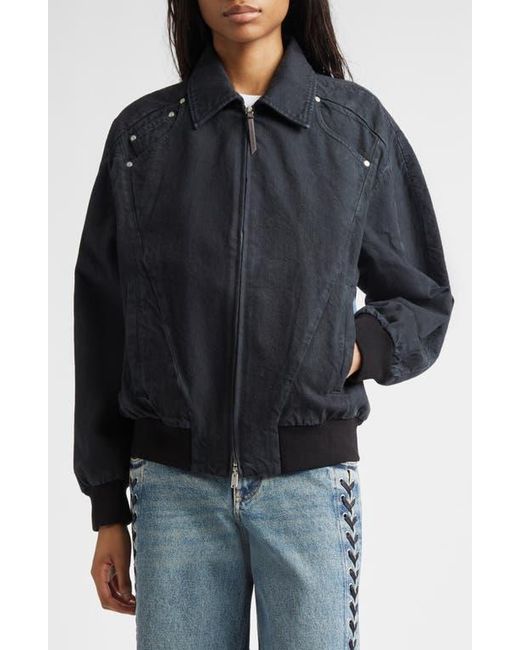 Stella McCartney Black Bomber Jacket