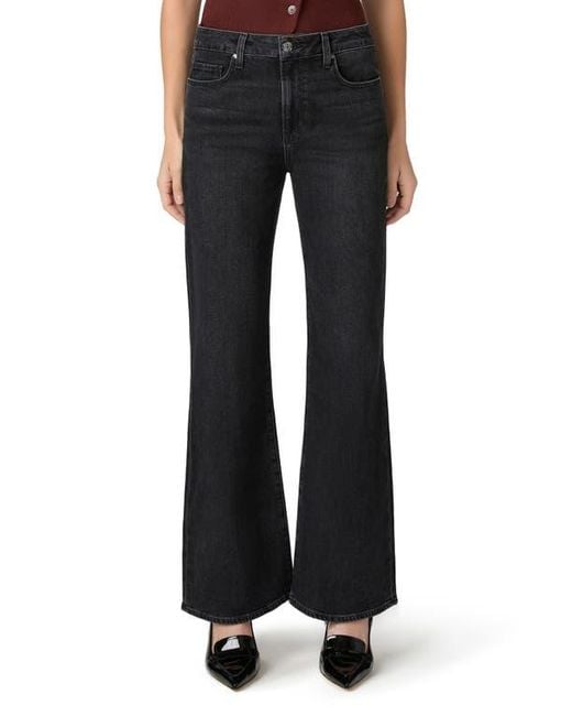 PAIGE Black Sofia Flare Jeans