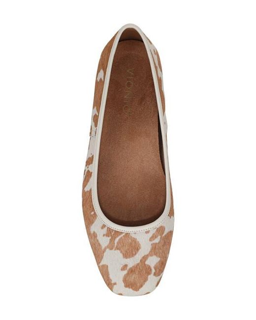 Vionic Brown Orinda Square Toe Flat
