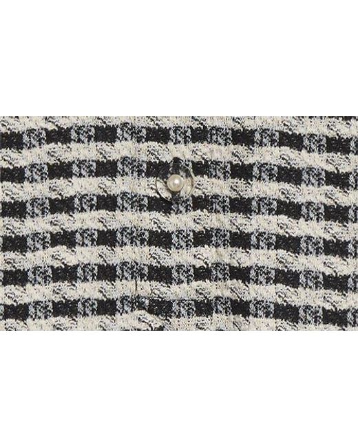 Ramy Brook Multicolor Marcella Metallic Bouclé Minidress