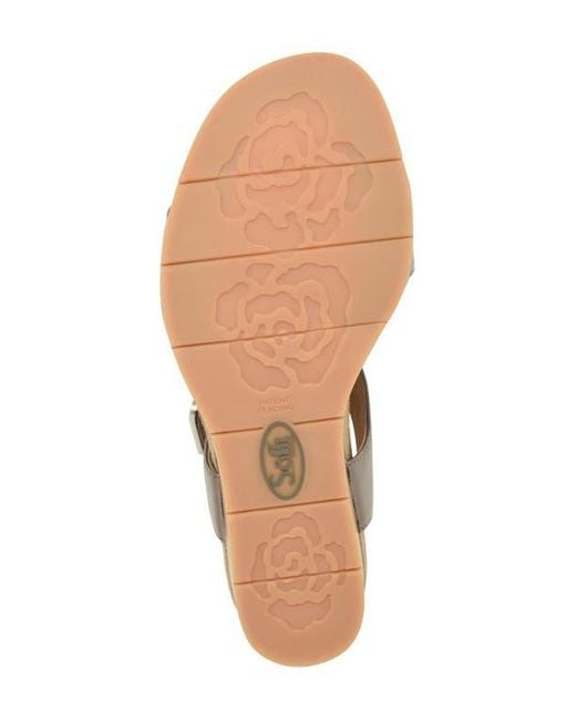 Söfft Pink Verdi Ii Slingback Wedge Sandal