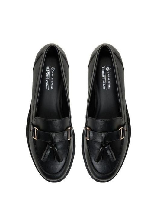 ALDO Black Attina Tassel Loafer