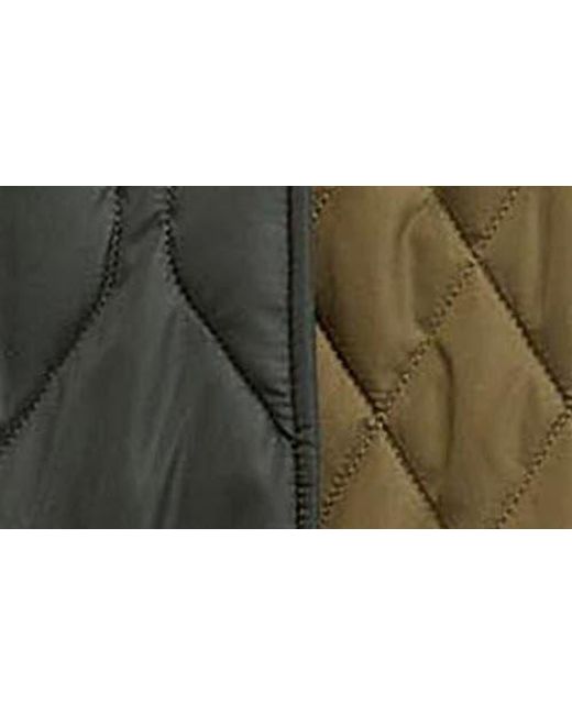 Barbour Black Lorrie Convertible Quilted Jacket