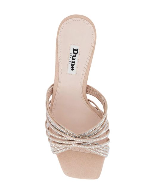 Dune White Marquees Strappy Sandal